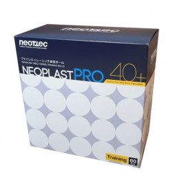 Мячи для н/т NEOTTEC Neoplast PRO 40+ белые, 60 шт.